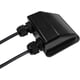 thumbnail image 3 of Soporte de carcasa de prensaestopas de entrada de cable solar para RV, barcos, caravanas, prensaestopas de entrada de cable doble solar ABS resistente a la intemperie marina, 3 of 5