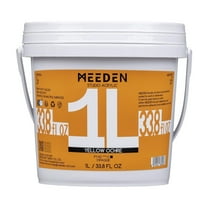 MEEDEN Yellow Ochre Acrylic Paint, Heavy Body Acrylic Paint, Extra-Large 1 L /33.8 oz Non-Toxic Acrylic Paint, Studio Professional Artist Acrylic Paint for Adults Painting on Canvas,Wall, Wood, Stone