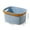 Blue, variant on Portable Bathroom Organizer Basket with Handle, Drainage Holes, Versatile Shower and Laundry Storage Bin for Bathroom, Dorm, Gym