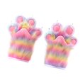 thumbnail image 1 of Guantes con forma de huella de animal. Adorables guantes suaves para disfraces de cosplay, perfectos para juegos de rol. Multicolor C, 1 of 9