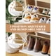 thumbnail image 3 of QinaQin Zapatera delgada con 4 puertas abatibles, organizador de madera con repisa superior abierta, ideal para entrada, pasillo o recámara, ahorra espacio y mantiene orden, 3 of 9
