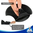 thumbnail image 5 of MR.Siga Silicone Bathtub Stopper, Drain Stopper for Shower, Sink, 5.1" Diameter, Black, 3 Pack, 5 of 9