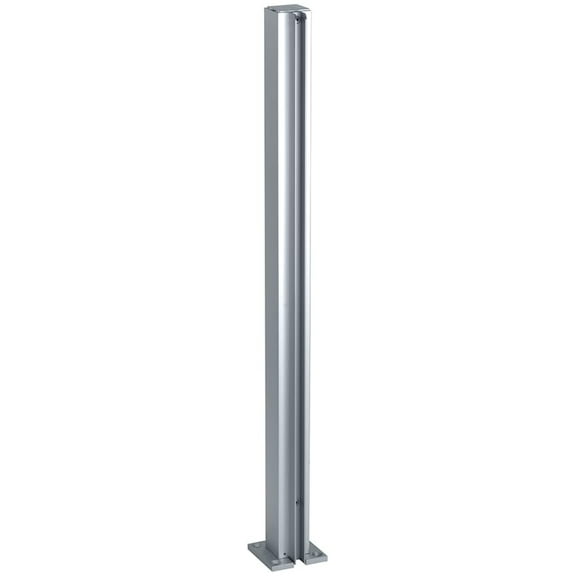 CRL Anodized Standard 24" End Partition Post by