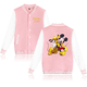 thumbnail image 3 of Chaqueta bomber con dibujo de perro Pluto para mujer y hombre, chaqueta de béisbol de otoño, abrigo de estudiante, ropa de calle, chaqueta bomber Harajuku para universidad, 3 of 5