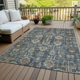 thumbnail image 6 of Addison Rugs Chantille Indoor/Outdoor Traditional Oriental Navy Washable Rectangle Rug, 2'6" x 3'10", 6 of 6