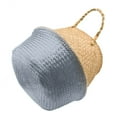 thumbnail image 6 of FaLX Seagrass Weaving Foldable Home Storage Bucket Toy Sundries Clothes Plants Basket, 6 of 7