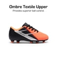 thumbnail image 3 of Tacos de Fútbol Infantil DREAM PAIRS Talla 13 Negro Naranja, 3 of 6