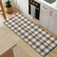 thumbnail image 5 of Green and Red Christmas Plaid Pattern Kitchen Rug Mat,Kitchen Runner Rugs Non Skid Washable,Decorative Kitchen Floor Mats for Kitchen,Sink,Laundry,17"x47.2", 5 of 7