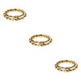 thumbnail image 2 of Thinsony Distinctive Gothic Punk Dragon Scale Bangle 48 inches Cool and Contemporary Gold 8.26 Inch 3Set, 2 of 6