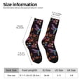 thumbnail image 2 of Rateoe Humming Bird for Women Casual Calf Socks - Cute Crew Socks - Thin Soft Above Ankle Socks Size 5-11, 2 of 6
