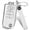 Silver-white, variant on Key Fob Cover Compatible with Mazda 3 6 8 CX-3 CX-5 CX-7 CX-9 Miata MX-5 RX-8 Keychain Case Holder Protector,Gold-black