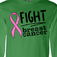 thumbnail image 4 of Inktastic Fight Breast Cancer Pink Ribbon Long Sleeve T-Shirt, 4 of 5