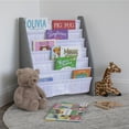 thumbnail image 6 of Humble Crew Kids Bookrack Supersized 6-Tier Storage Bookshelf, Grey/White, 6 of 7