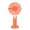Orange, variant on FFENYAN Gift Mini Handheld USB Mini Wind Power Ultra-Quiet And Convenient Student Office