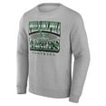 thumbnail image 2 of Men's Fanatics Heather Gray Philadelphia Eagles Chance Throwback Fleece Pullover Sweatshirt, 2 of 3