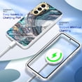 thumbnail image 3 of Luxury Case for Samsung Galaxy S23 Plus/S23+ IMD Pattern Slim Thin Full Body Protection Durable Shockproof Soft Case Support Wireless Charging,Butterfly, 3 of 7
