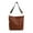 Brown, variant on Tote Bag Shoulder Bag Soft Faux Leather Purses for Women Large Casual Handbag Work Dating College Green