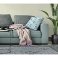 thumbnail image 5 of Elephant Howdah Indoor/Outdoor Pillow in Sky Blue White 16x16, 5 of 5