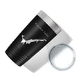 thumbnail image 5 of Pinchot Lake Map Tumbler Travel Mug Insulated Laser Engraved Coffee Cup Pennsylvania 20 oz Black, 5 of 5