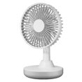 thumbnail image 1 of ZHAOCHENG Ventilador de escritorio, pequeño ventilador de mesa USB, ventilador personal portátil, ventilador de enfriamiento automático con inclinación ajustable, mini ventilador de escritorio silenci, 1 of 1