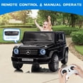 thumbnail image 5 of EastVita 12V Electric Stroller Ride on Car (Benz License) 25W*2 Motor Rocking Mode LED Light MP3 Bluetooth USB for Kids 3 Age +, 5 of 6