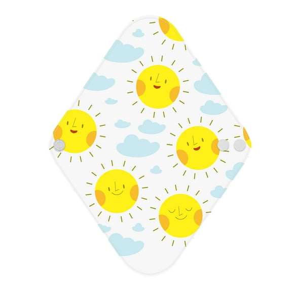 La almohadilla sanitaria de tela LYD se puede reutilizar X almohadilla menstrual de tela grande, adecuada para uso nocturno de gran flujo LYD 1022239