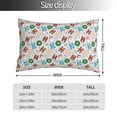 thumbnail image 2 of Cauagu Christmas Hohoho 1 Print Pillow Covers with Envelope Closure,1PC Pillow Cases Decorative Pillow Case for Bed & Couch, Pillows Not Included-14"x20", 2 of 6