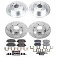 thumbnail image 3 of PowerStop Front and Rear Z23 Evolution Sport Carbon-Fiber Ceramic Brake Pad and Drilled & Slotted Rotor Kit Fits: NISSAN Select Models K8359, 3 of 5