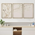 thumbnail image 2 of PixonSign Framed Canvas Print Wall Art Bird in Cherry Blossom Tree Minimalism Nature Wilderness Illustrations Modern Art Botanical Floral Farmhouse/Country Multicolor Zen - 16"x24"x3 Natural, 2 of 5