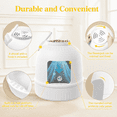 thumbnail image 5 of Norcho Hidden Cat Litter Box Enclosure, Plant Corner Furniture, White, 5 of 8