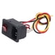 thumbnail image 3 of Interruptor De Enchufe De CA, Interruptor De Alimentación De Impresora 3D AC250V 10A Interruptor De Fuente De Alimentación Adaptador De Módulo Base El Interruptor Basculante De Entrada De 3 Pines Es I, 3 of 7
