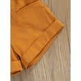thumbnail image 7 of Mevireiy 3 Pcs Toddler Baby Girls Outfits Sleeveless Ribbed Knit Halter Tops Shorts Waist Bag, 7 of 7