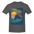 thumbnail image 4 of Bingfone Palm Trees Men'S Loose Fit Short-Sleeve Pocket T-Shirt, 4 of 7