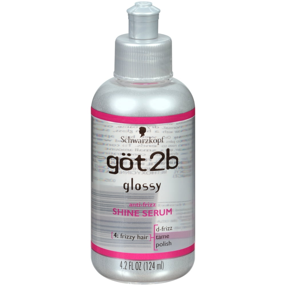 Got2B Glossy AntiFrizz Hair Shine Serum, 4.2 Ounce