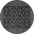thumbnail image 1 of Ahgly Company Indoor Round Persian Gray Traditional Area Rugs, 3' Round, 1 of 1