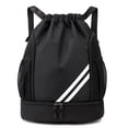 thumbnail image 1 of Bolsos de tela Oxford para hombre informales con cordón para oficina viaje escuela bolso de compras, 1 of 9