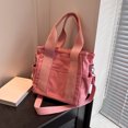 thumbnail image 4 of Bolso Mujer Casual Satchel Correa Ajustable Versátil Viajes Rosa, 4 of 8