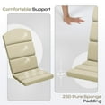thumbnail image 5 of Aoodor High-Back Adirondack Chair Cushion Set of 2, Olefin Fabric Indoor Outdoor Patio Furniture, 5 of 7