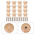 thumbnail image 3 of 16pcs Kitchen Cabinet Knob Wooden Drawer Knobs Dressing Table Pulls Knob, 3 of 7
