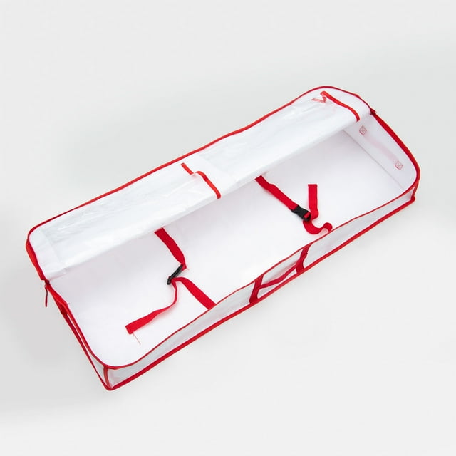 LSLJS Sac pour Arbre de Noël Sac de Rangement pour Articles du Quotidien Sac de Rangement pour Décoration de Noël PE Sac d'Organisation Multifonction, Rangement pour Ornements de Noël