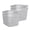 White, variant on Life Story 16 Quart Decorative Storage Basket, Large Plastic Home Organizer, Black, 4 Pack