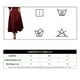 thumbnail image 4 of Falda larga de cintura alta con bolsillos y abertura lateral, corte A, 4 of 4