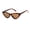 Coffee, variant on Siminsem Korean Fashion Cat Eye Sunglasses, Small Frame Retro Sun Glasses for Women, UV Protection Trendy Vintage Eyewear, Red, One Size