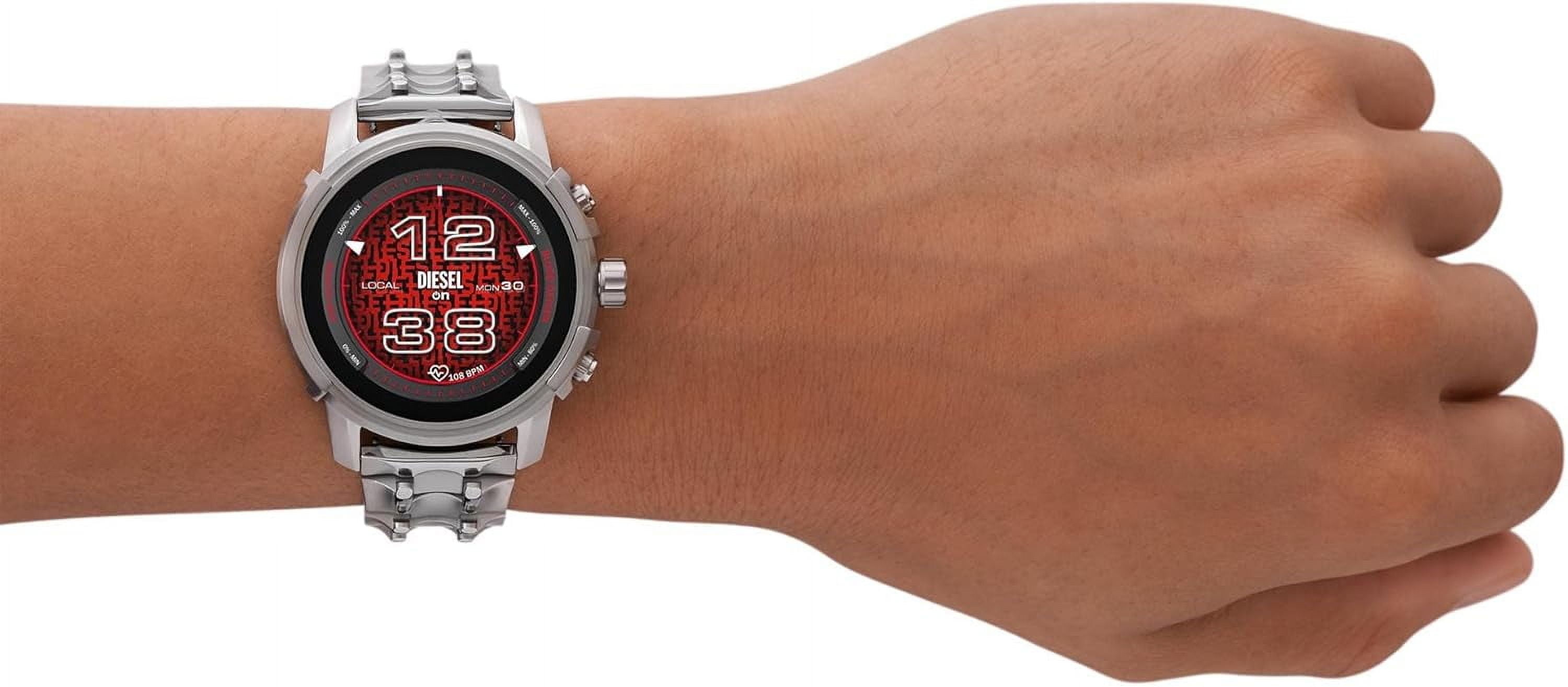 Diesel メンズスマートウォッチ Griffed Gen 6 DZT2040 Men's Griffed stainless steel smartwatch | Silver | Diesel
