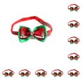 thumbnail image 3 of Methold Collar de perro, pajarita, moda encantadora, decoraciones para el cuidado de mascotas, suministros de hebilla para cachorros, gatos, tipo 13 10piezas, 3 of 6