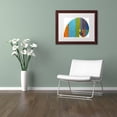thumbnail image 4 of Trademark Fine Art "Fibonacci Spiral" Canvas Art by Michelle Calkins, White Matte, Wood Frame, 4 of 4