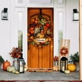 thumbnail image 5 of Thanksgiving Door Cover 35x71 Inch Polyester, Fall Harvest Door and Wall Hanging, Festival Party Front Door Decoration, 5 of 6