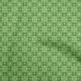 thumbnail image 1 of oneOone Velvet Green Fabric Asian Ornamental Tile Craft Projects Decor Fabric Printed By The Yard 58 Inch Wide, 1 of 4