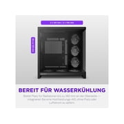 H6 RGB+ (2026) Compact Dual-chamber ATX Case - All Black