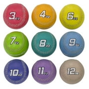 PowerNet Weighted Baseballs, Baseball Training Equipment for Improving Throwing Velocity and Strength,  3-12 oz Weighted Training Balls for Pitching & Throwing, Training Ball Set & Throwing Guide
